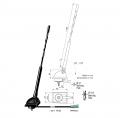 Antenne Bad Blankenburg - Dachgelenkantenne passiv - FM/AM/DAB+ - mit optionalem Splitter - 3940.01