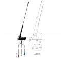 Antenne Bad Blankenburg - Kombiflexdachantenne 2m/70cm, UMTS/GSM, GPS, 3 x Fakra(m) - 3748.01