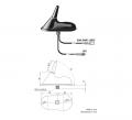 Antenne Bad Blankenburg - Kombiantenne GSM 900/1800 / GPS / UMTS - FME - 3701.01