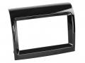 Einbaurahmen Set fr Doppel DIN Autoradio in Fiat / Citroen / Peugeot (2014-2021) - piano schwarz
