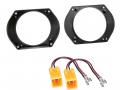 Lautsprechereinbauset fr Alfa Romeo, Fiat, Lancia - 130 mm - Fronttr