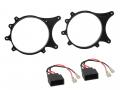 Lautsprechereinbauset fr BMW 3er Compact (94-00) - 130 mm - Ablage