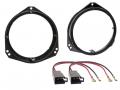 Lautsprechereinbauset fr Nissan Primastar / Opel / Renault Trafic - 165 mm - Fronttr