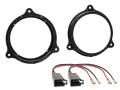 Lautsprechereinbauset fr Renault Kadjar, Captur - 165 mm - Tr Front / Heck