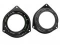 Lautsprechereinbauset fr Fiat 500, Bravo, Punto - 100-120 mm - Ablage / Tr Front / Heck