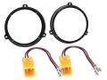 Lautsprechereinbauset fr Fiat Panda (03-12) - 165 mm - Hecktr