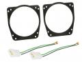 Lautsprechereinbauset fr Ford Fiesta (89-01) - 130 mm - Fronttr