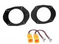 Lautsprechereinbauset fr Peugeot 306, 306 Cabrio - 130 mm - Fronttr / Heck