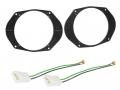 Lautsprechereinbauset fr Ford Fiesta, Mondeo, Puma, Transit, Fusion - 165 mm - Tr Front / Heck