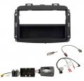 Einbauset mit Lenkradadapter fr DIN Autoradio in Fiat 500 L (ab 2012)