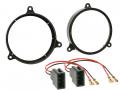 Lautsprechereinbauset fr Toyota Avensis, Yaris, Corolla - 165 mm - Tr Front / Heck