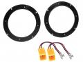 Lautsprechereinbauset fr Peugeot 306 (93-01) - 130 mm - Fronttr