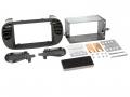 Einbauset mit Lenkradadapter fr Doppel DIN Autoradio in Fiat 500 (14-15) - soft touch