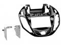 Einbauset mit Lenkradadapter fr Doppel DIN Autoradio in Ford B-Max (13-17) - Klavierlack schwarz