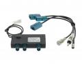 Dietz 41123 - Aktiver DAB / FM Antennensplitter - SMB (Buchse) / ISO (Buchse) / DIN (Stecker)