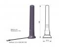 Antenne Bad Blankenburg - Magnetantenne, 2G/3G/4G, DACAR 302, SMA (m) - 3407.01