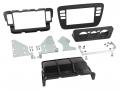 Einbaurahmen Set fr Doppel DIN Autoradio in VW Up / Seat Mii / Skoda Citigo - schwarz