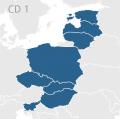 Blaupunkt Tele Atlas TomTom Osteuropa TravelPilot E (EX) 2019 (2 CD) + Major Roads of Europe