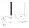 Antenne Bad Blankenburg - Stationsantenne, LTE, GSM, UMTS, WLAN - 15,0 m SMA - 4934.06 / 4934.17