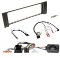 Einbauset mit Lenkradadapter fr DIN Autoradio in Audi A4 (2000-2004) - Can-Bus, ISO
