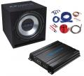 Crunch CBP1000 - 30 cm Aktiv Subwoofer mit 1000 Watt (RMS: 500 Watt) - Basspack Groundpounder