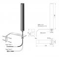 Antenne Bad Blankenburg - Stationsantenne, LTE, GSM, UMTS, WLAN - 20,0 m SMA - 4934.07