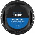 Hifonics BRUTUS BRX6.2C - 16,5 cm Komponenten-Lautsprecher mit 200 Watt (RMS: 100 Watt)