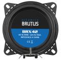 Hifonics BRUTUS BRX42 - 10 cm 2-Wege-Lautsprecher mit 120 Watt (RMS: 60 Watt)