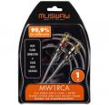 Musway MW1RCA - Cinchkabel 1m