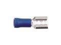 ACV Flachsteckhlse blau 1.5 - 2.5 mm / 6.3 mm (100 Stck) - 346301-2