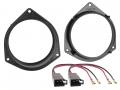 Lautsprechereinbauset fr Citroen Nemo / Fiat Doblo / Opel - 130 mm - Fronttr / Heck