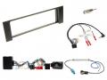 Einbauset mit Lenkradadapter fr DIN Autoradio in Audi A4 (B6, 00-04) - Bose Vollaktivsyst. Mini-ISO