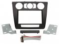 Einbauset mit Lenkradadapter fr Doppel DIN Autoradio in BMW 1er - man. Klima - E87/E88/E81/E82