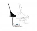 Antenne Bad Blankenburg - Kombidachantenne, TETRA, GSM, UMTS, LTE, GPS - FME, SMA - 3765.02