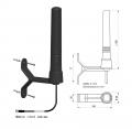 Antenne Bad Blankenburg - Stationsantenne, LTE, GSM, UMTS, WLAN - 5,0 m SMA - 4936.02