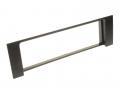 Einbaurahmen fr DIN Autoradio in Audi A4 (B6, 2000-2006) - Rubber Touch