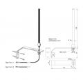 Antenne Bad Blankenburg - Stationsantenne - GSM, FME-F, 20m - 4916.81