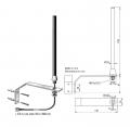 Antenne Bad Blankenburg - Stationsantenne - GSM, SMA-M, 5m - 4916.79