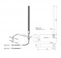 Antenne Bad Blankenburg - Stationsantenne - GSM, FME-F, 10m - 4916.86