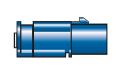 Fakra Gehuse (Stecker) - C (blau) - fr RG174 Kabel - ATTB 1000121