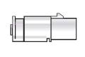 Fakra Gehuse (Stecker) - B (wei) - fr RG174 Kabel - ATTB 1000120