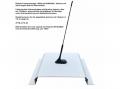 Antennentrger wei fr Wohnmobilantenne 360x360x1,5 mm - Dietz 15904w