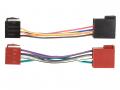 Adapterkabel ISO für Audi, Seat, Skoda, VW - Klemme 15/30 gedreht (PIN 4/7), inkl. Lautsprecherkabel