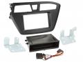 Einbaurahmen Inbay fr DIN Autoradio in Hyundai I20 (2014-2020) - black