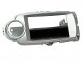 Einbaurahmen Inbay fr DIN Autoradio in Toyota Yaris (2011-2014) - silber