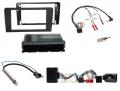 Einbauset mit Lenkradadapter fr DIN Autoradio in Audi A3 Symphony Aktivsystem ISO (8P, 03-06)