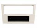 Einbauset mit Lenkradadapter fr DIN Autoradio in Opel Corsa D (2006-2008) - perl-weiss