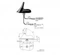 Antenne Bad Blankenburg - Kombiantenne GSM 900/1800 / GPS / UMTS - FAKRA - 3701.13