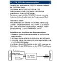 Dietz DZ_2726_01 - Aktiver DAB / UKW Antennensplitter - SMB (Buchse) / DIN (Buchse / Stecker)