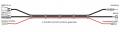 Kabelset FM / DAB / Litze fr 2118.01 - 1,2 m, RG174 - ATTB 4743.03